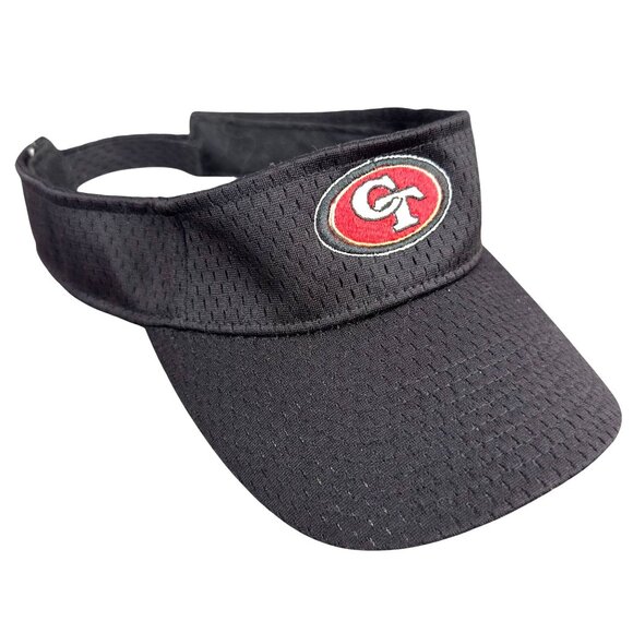 Richardson Visor Hat Pro Model No. 7440 Black CT Logo Adjustable - Picture 3 of 7